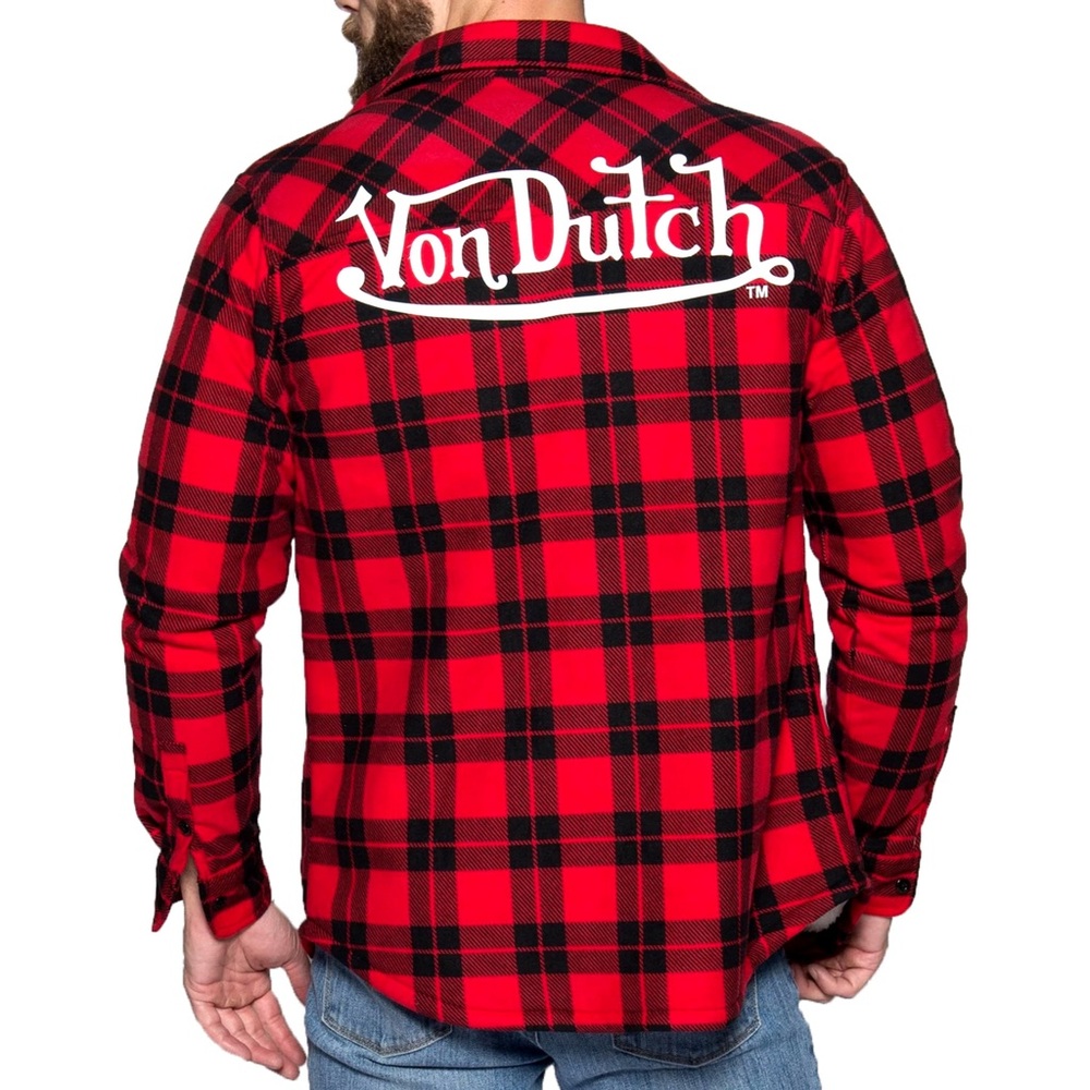 Von Dutch Sherpa Lined LS Flannel